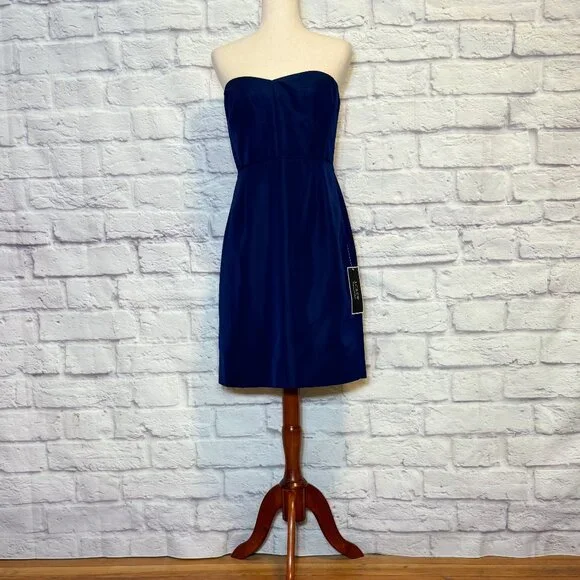 J. Crew | Dresses | J Crew Navy Blue Strapless Kneelength Cocktail Dress | Poshmark J. Crew | Dresses | J Crew Navy Blue Strapless Kneelength Cocktail Dress | Poshmark